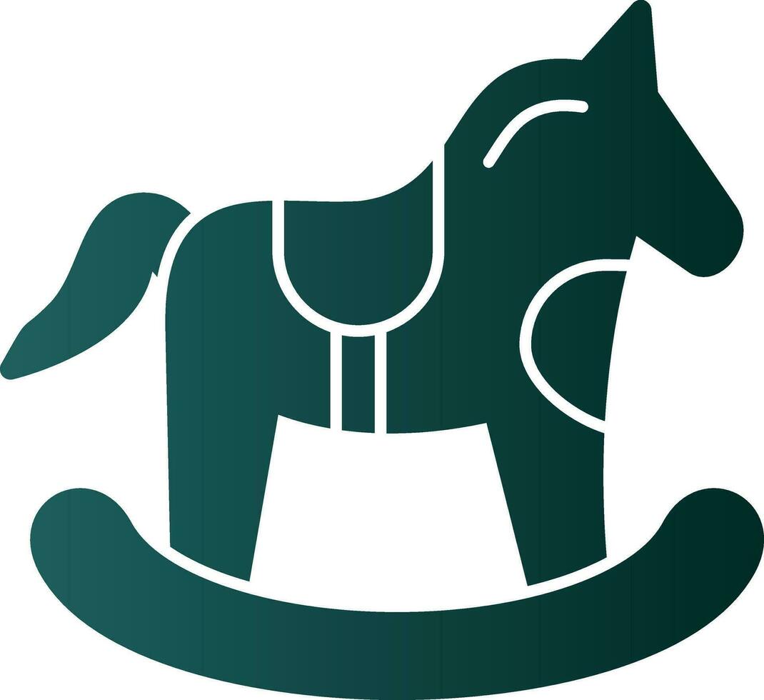 Horse toy Vector Icon Design