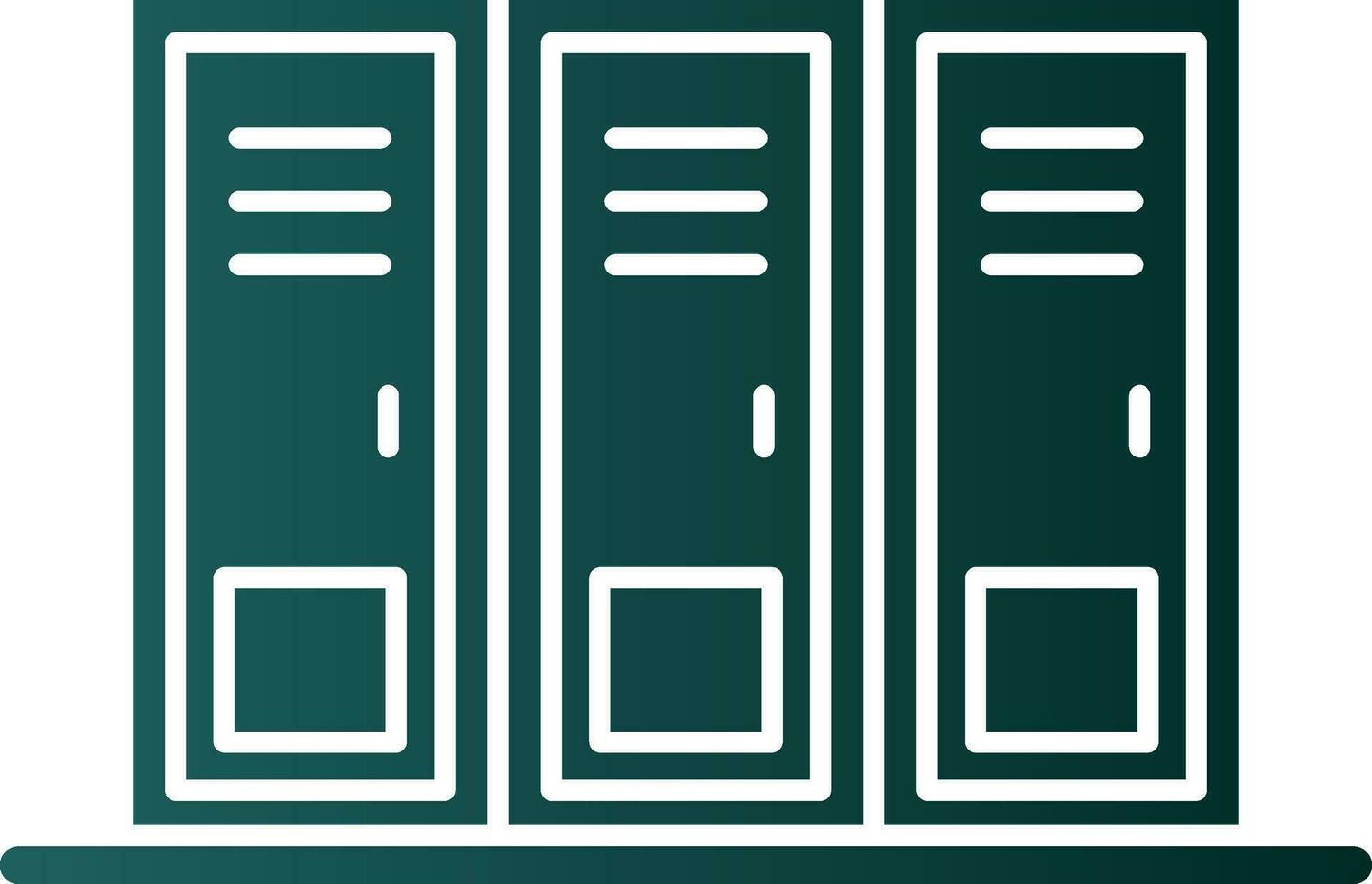 Locker Vector Icon Design