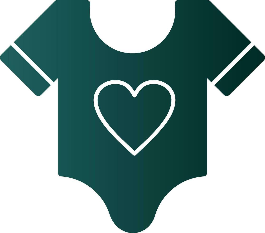 Baby shirt Vector Icon Design