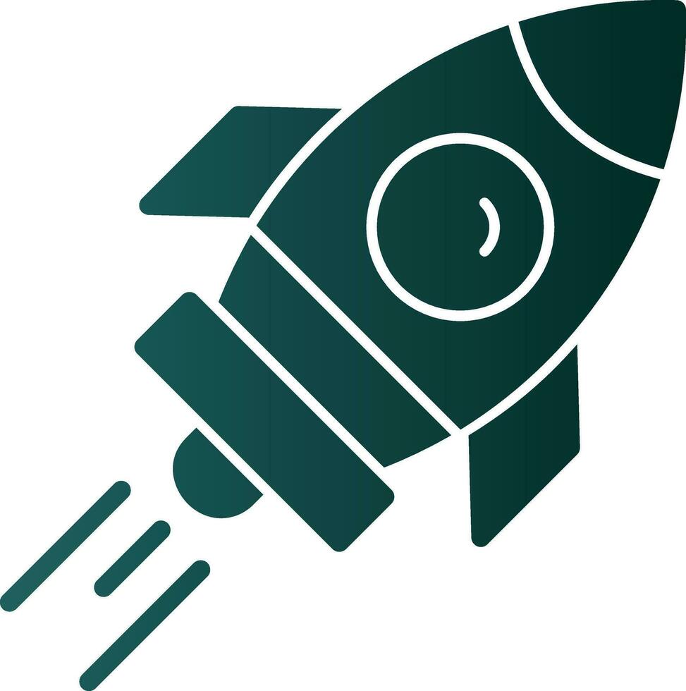 Rocket ship Vector Icon Design