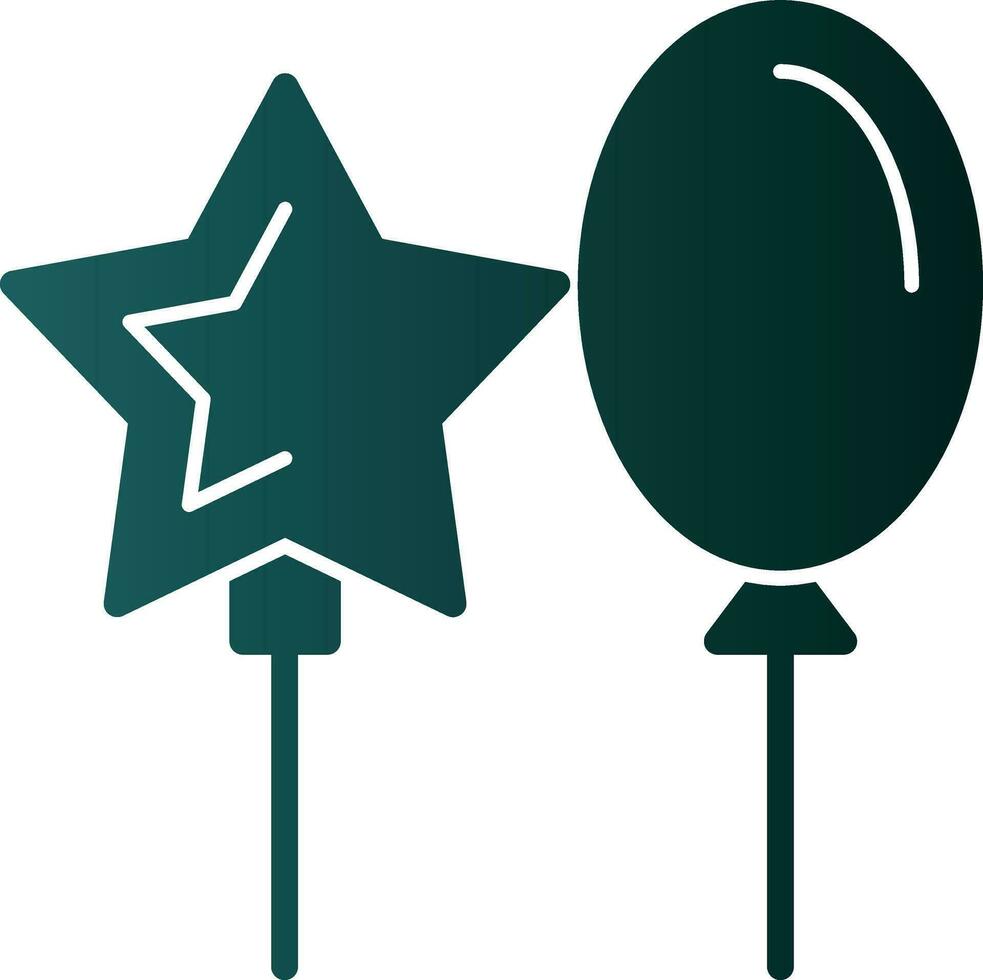 Balloons Vector Icon Design