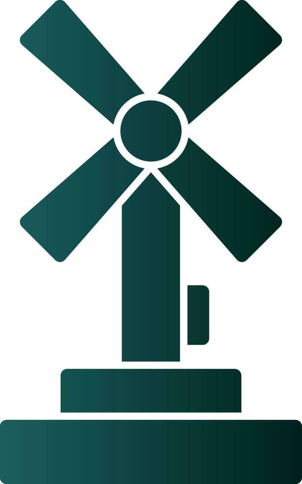 Windmill Vector Icon Design