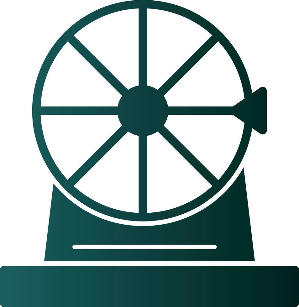 Wheel of fortune Vector Icon Design