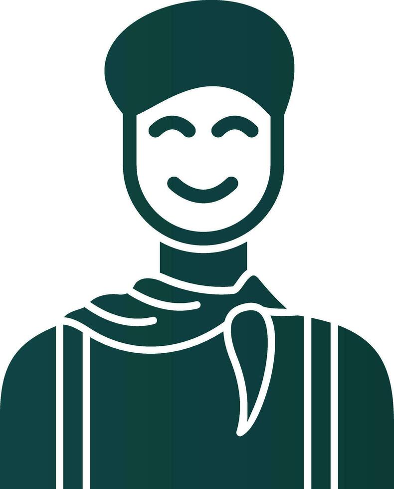Mime Vector Icon Design