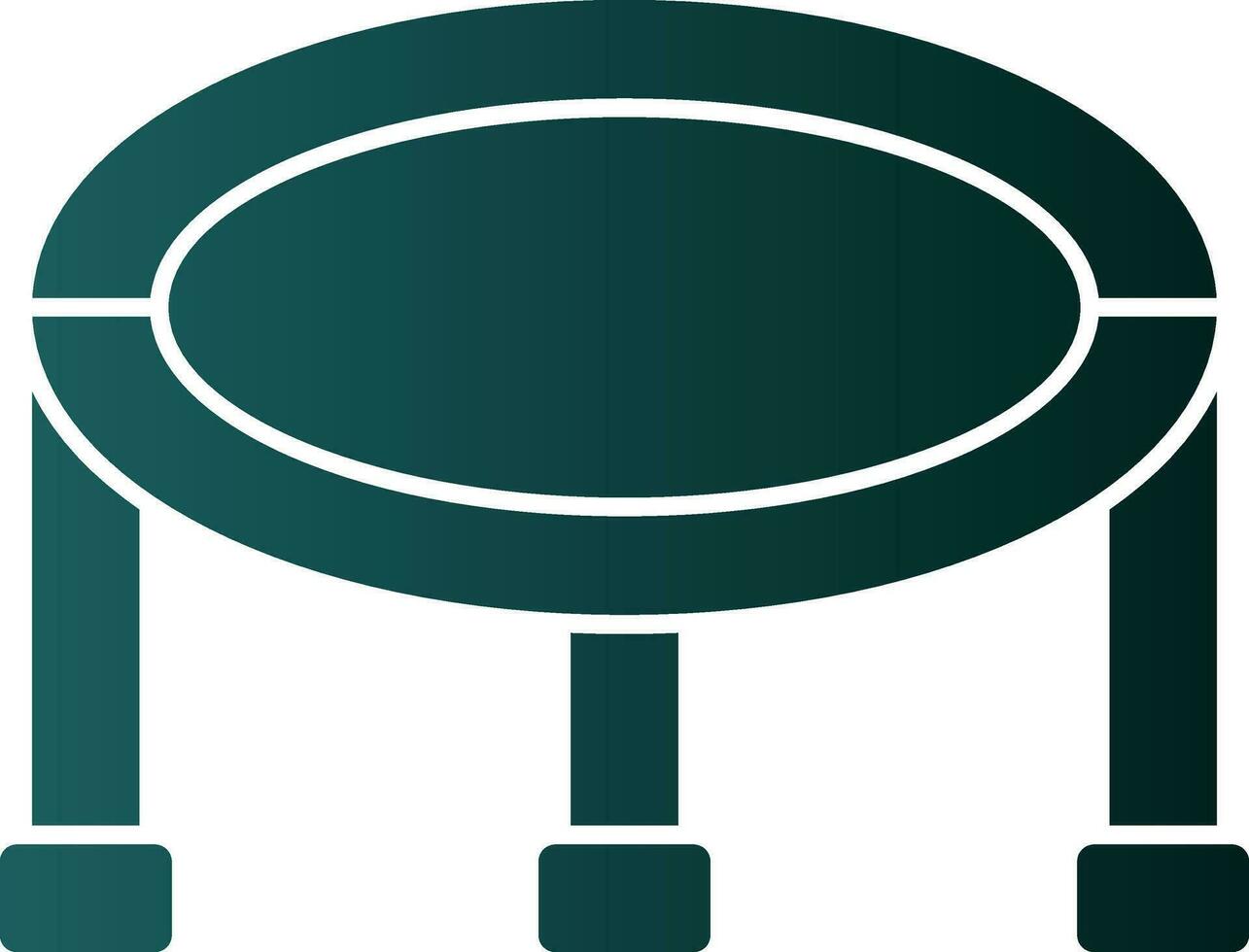 Trampoline Vector Icon Design