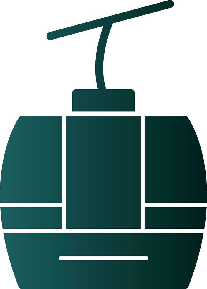 Gondola Vector Icon Design