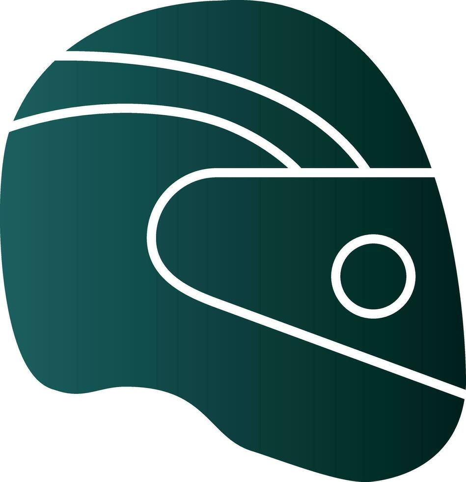 diseño de icono de vector de casco