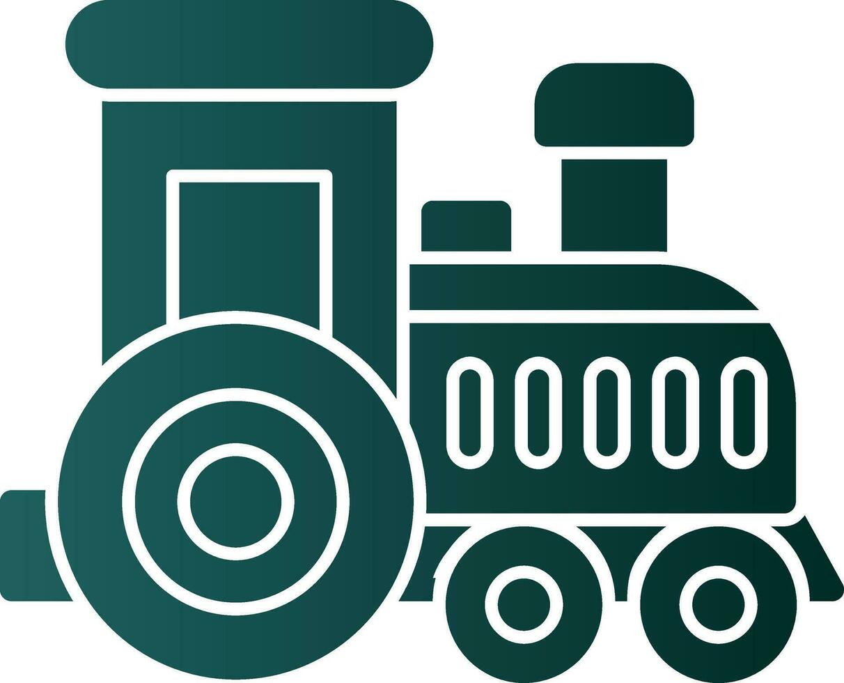 Toy train Vector Icon Design