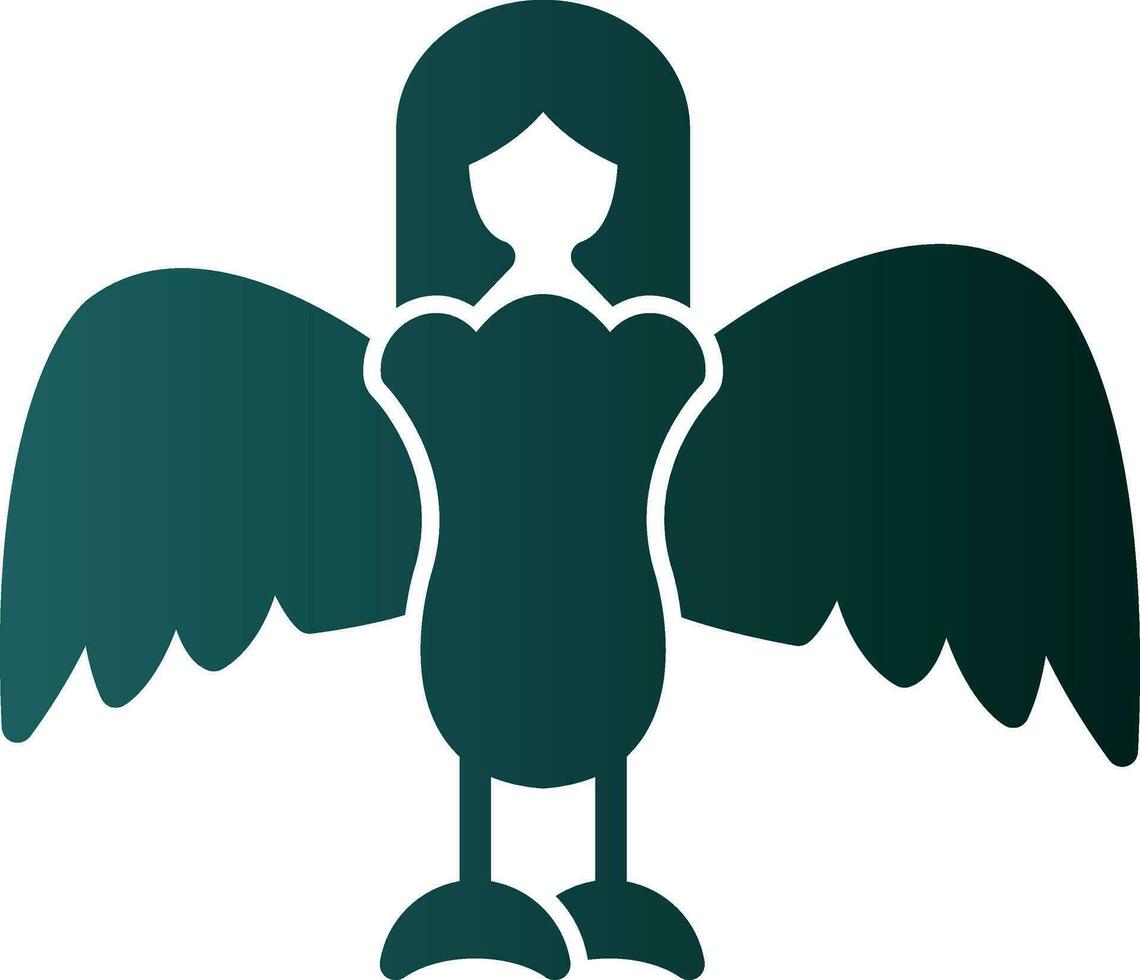 Harpy Vector Icon Design