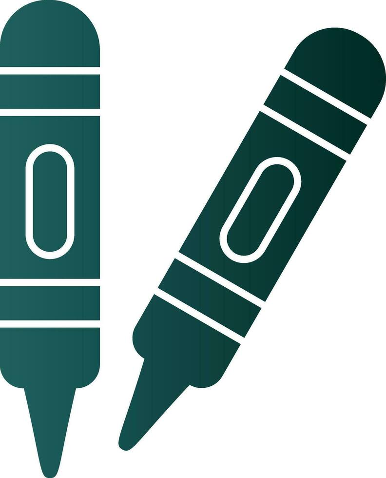 Crayons Vector Icon Design