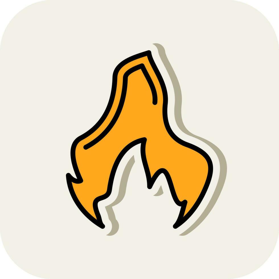 diseño de icono de vector de fuego