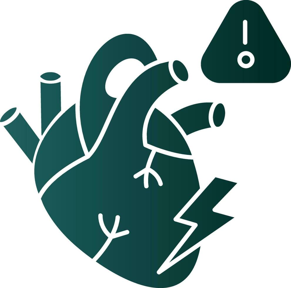 Heart attack Vector Icon Design