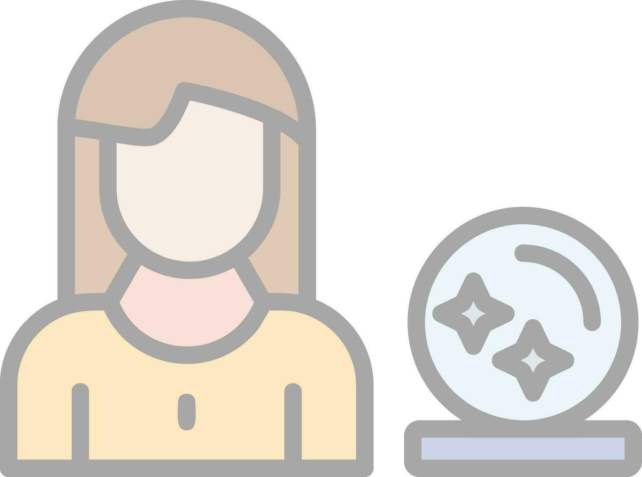 Fortune teller Vector Icon Design