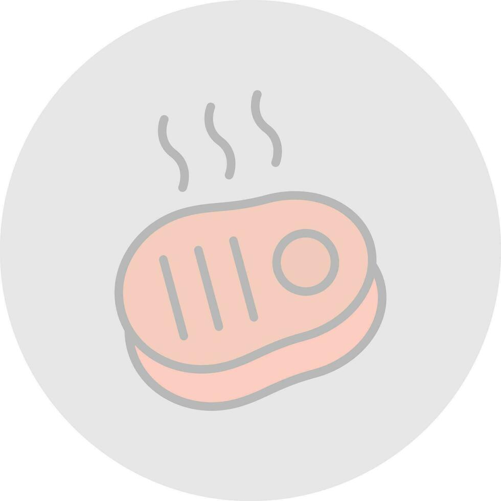 diseño de icono de vector de carne