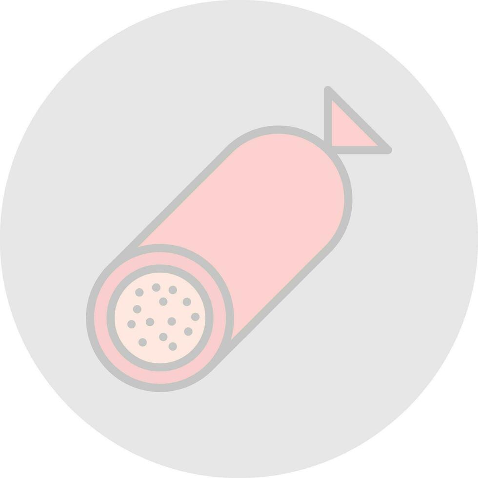 Salami Vector Icon Design