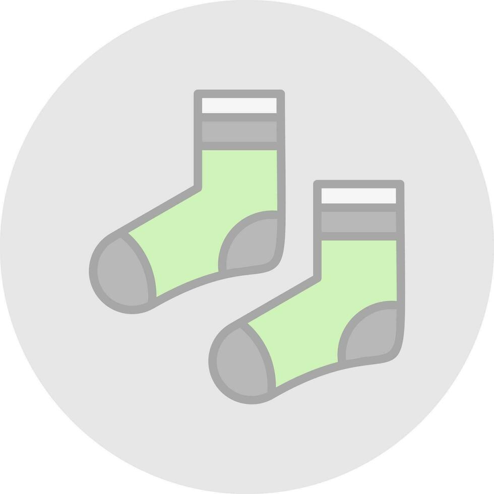 diseño de icono de vector de calcetines
