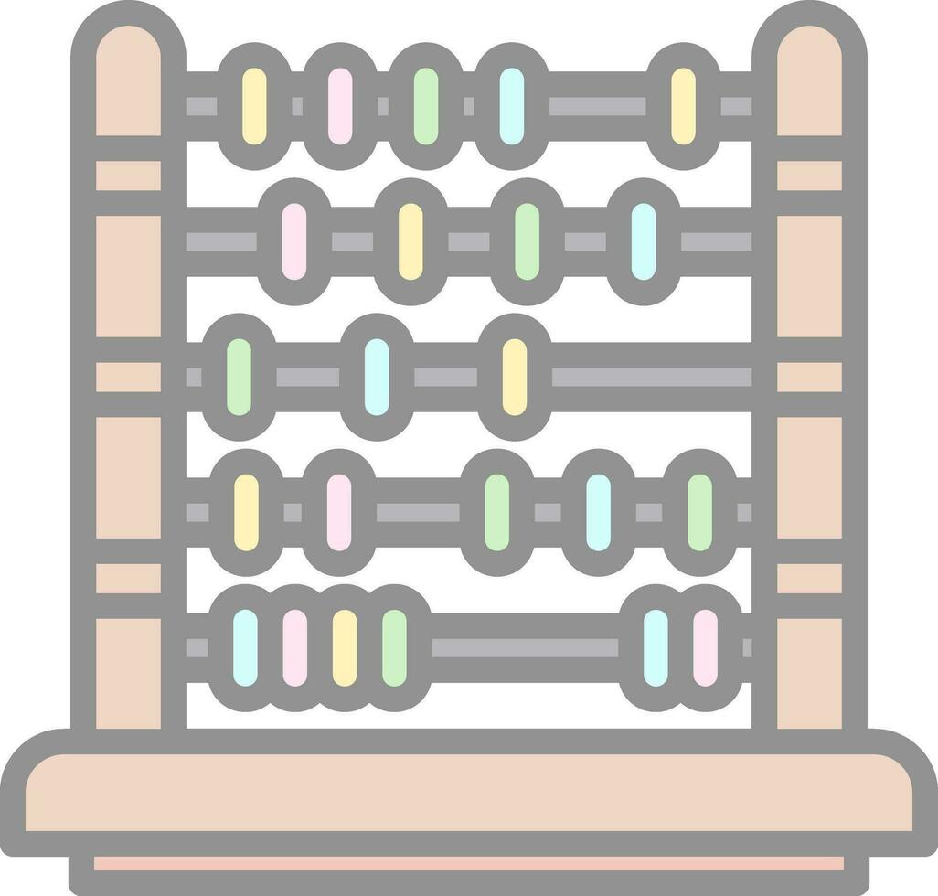 Baby abacus Vector Icon Design