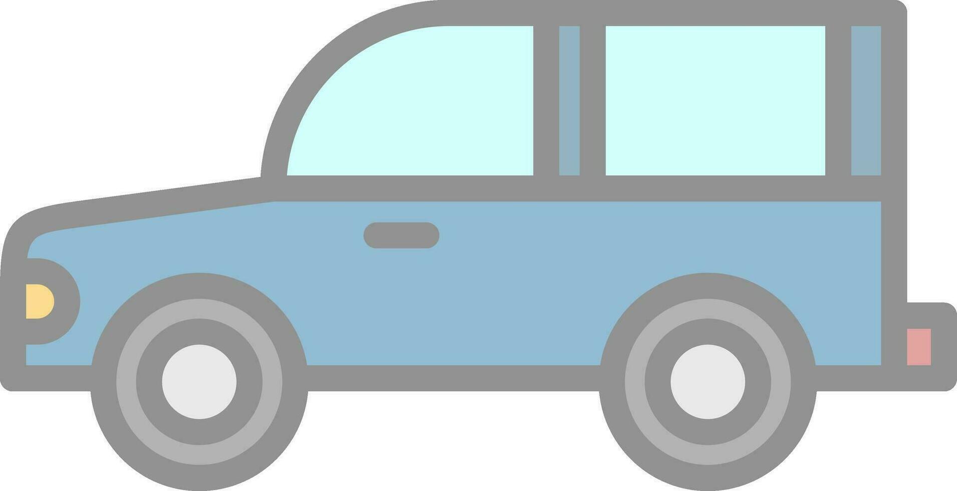 Car toy Vector Icon Design