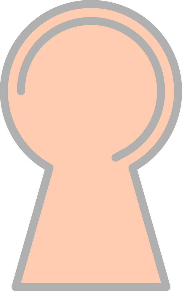 Keyhole Vector Icon Design