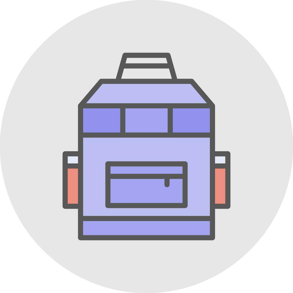 Rucksack Vector Icon Design