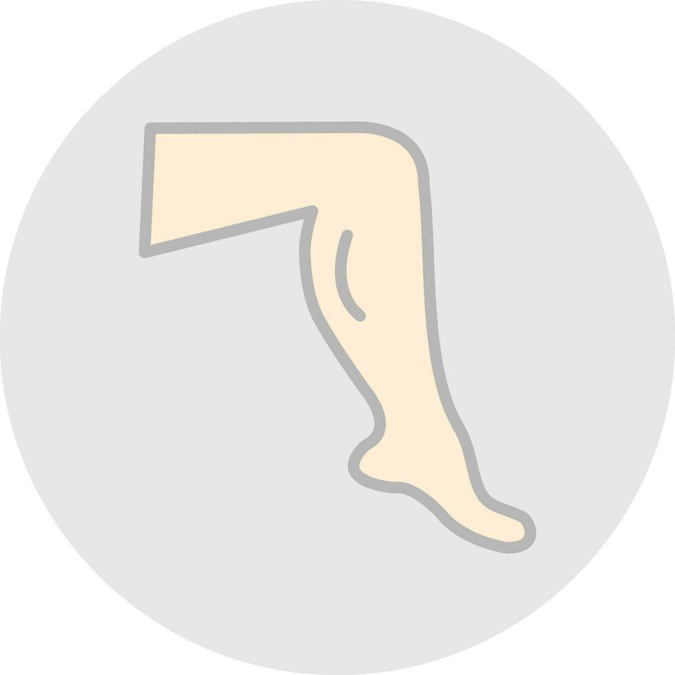 Leg Vector Icon Design