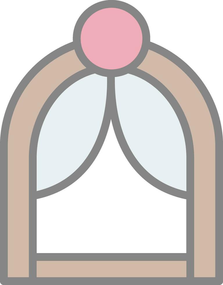 diseño de icono de vector de arco