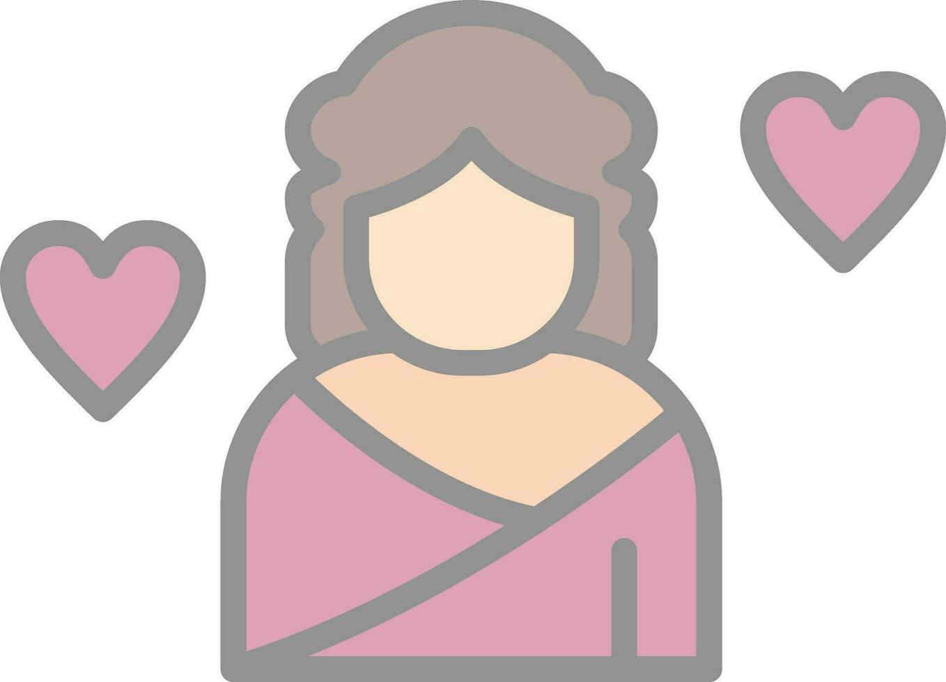 Aphrodite Vector Icon Design