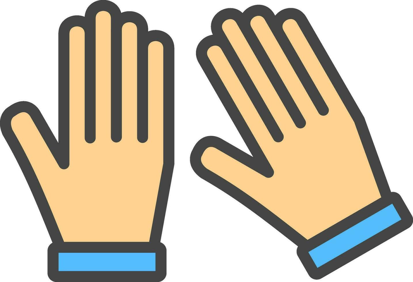 Glove Vector Icon Design