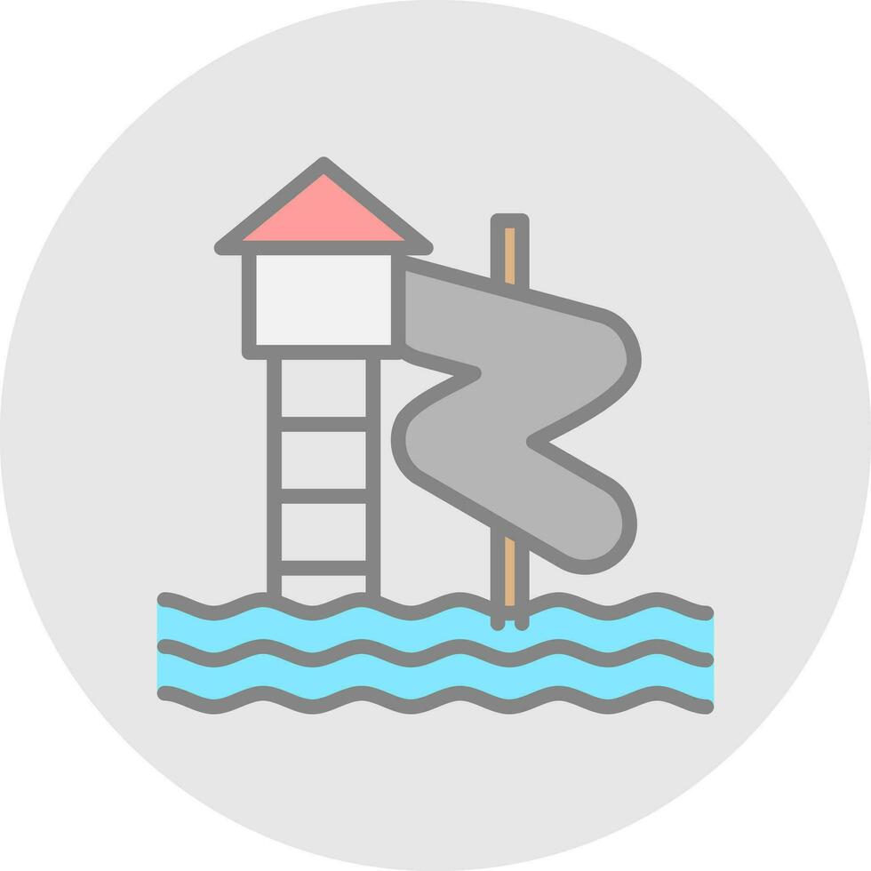 Water park Vector Icon Design