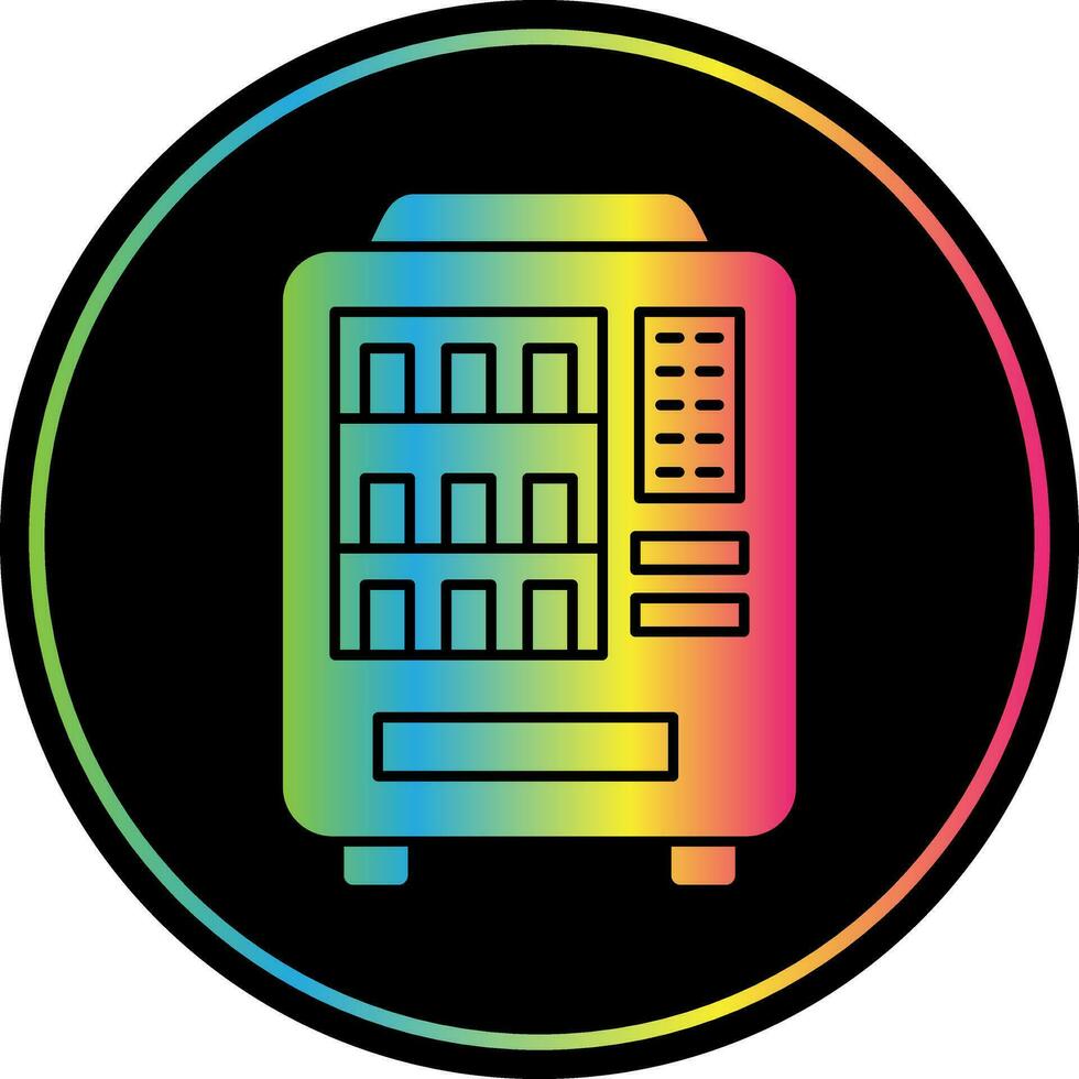 Vending machine Vector Icon Design