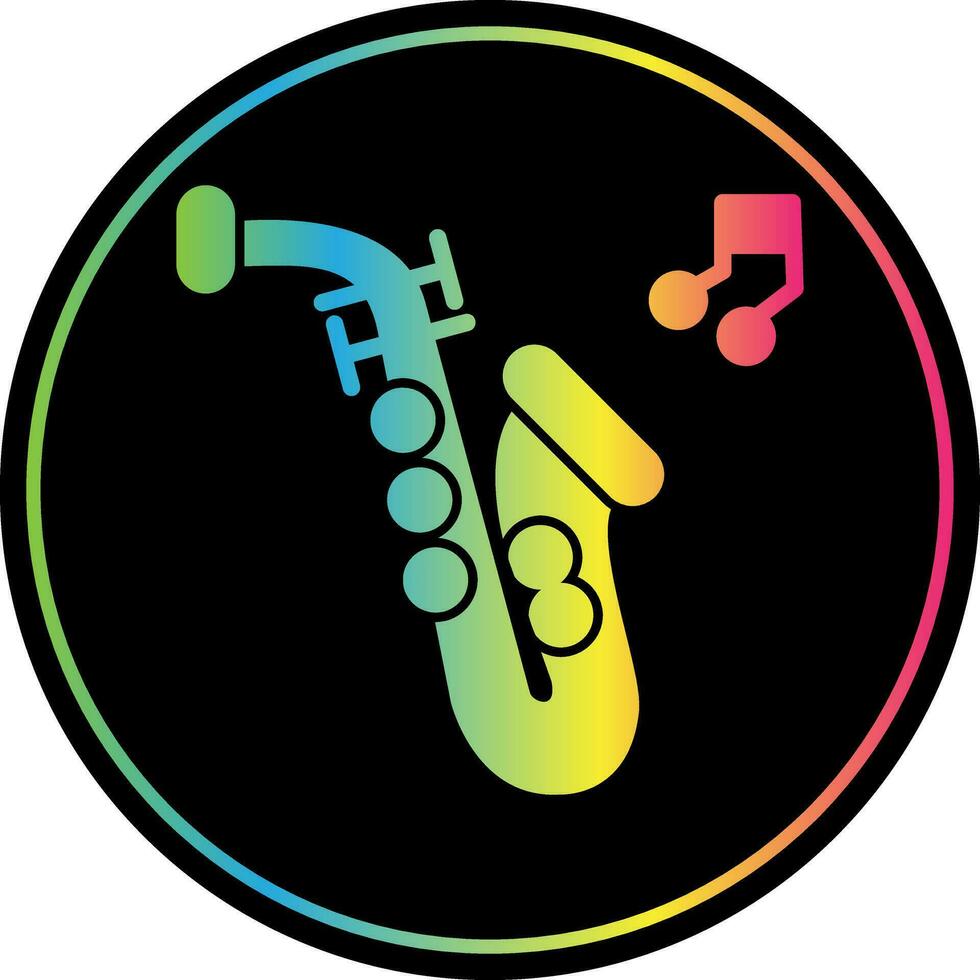 Saxophone Vector Icon Design