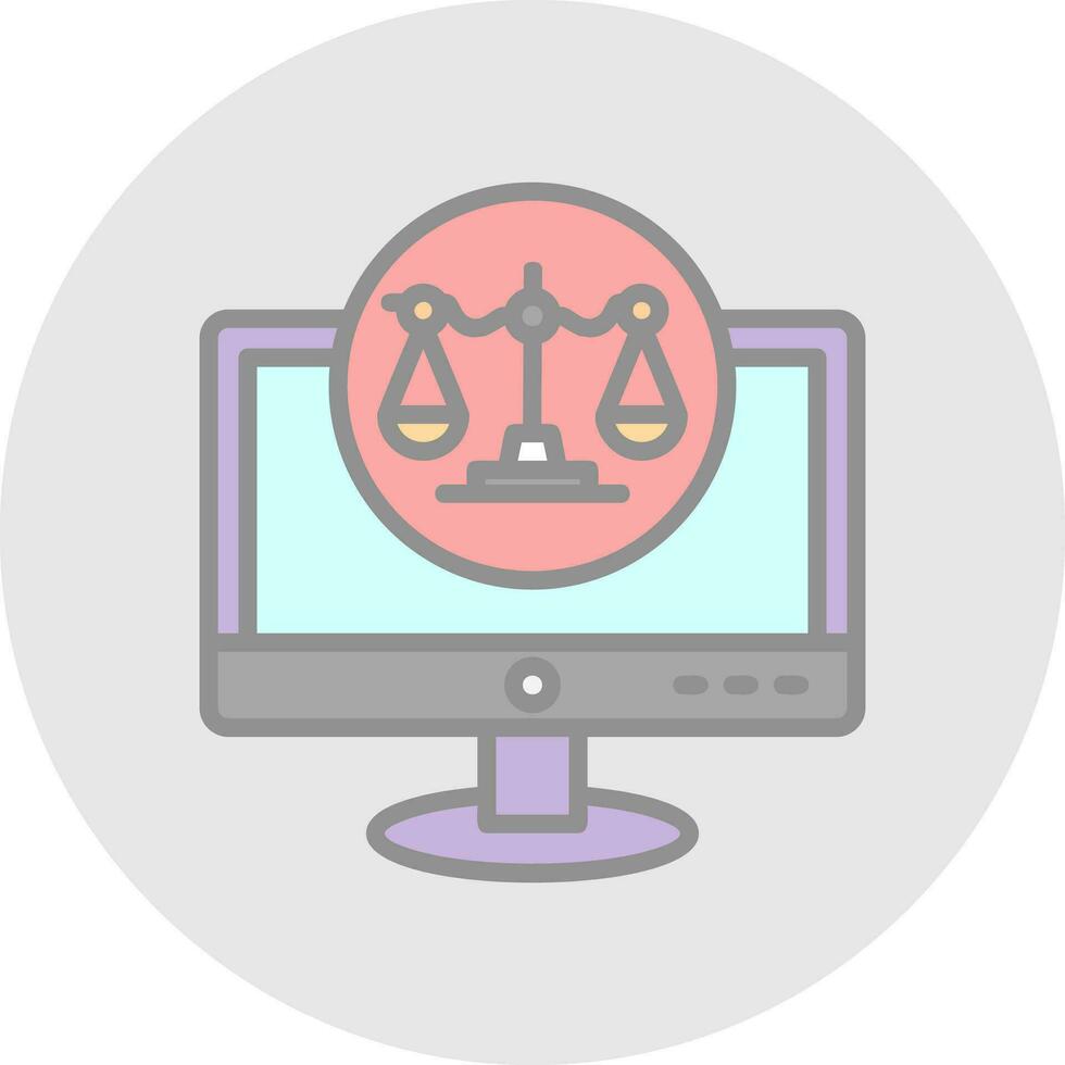 Legal Vector Icon Design
