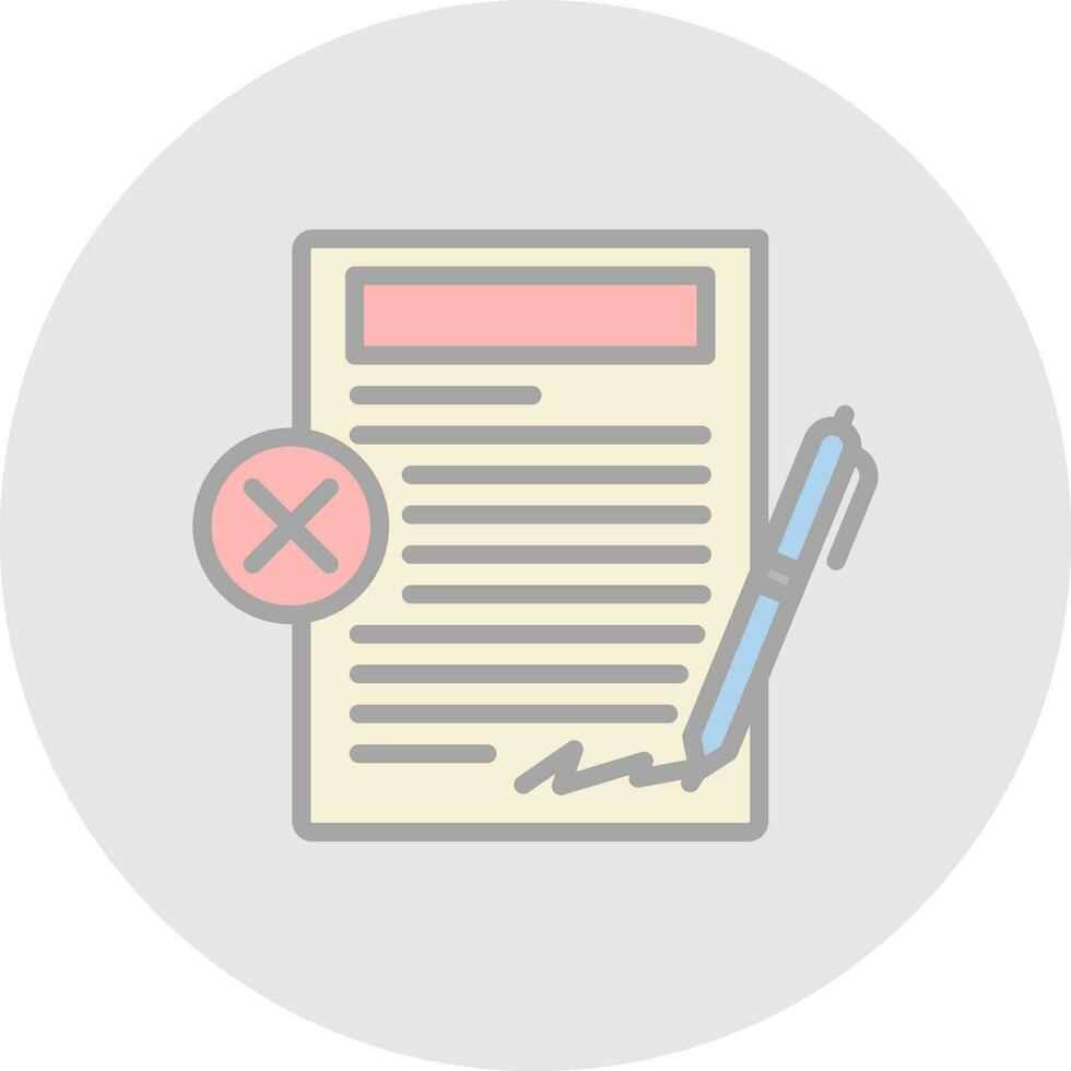 Disagreement Vector Icon Design