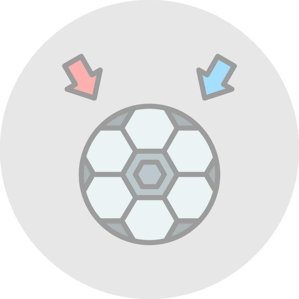 fútbol pelota vector icono diseño