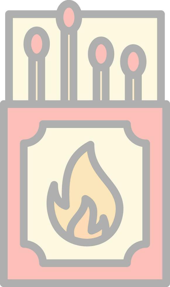 Matches Vector Icon Design