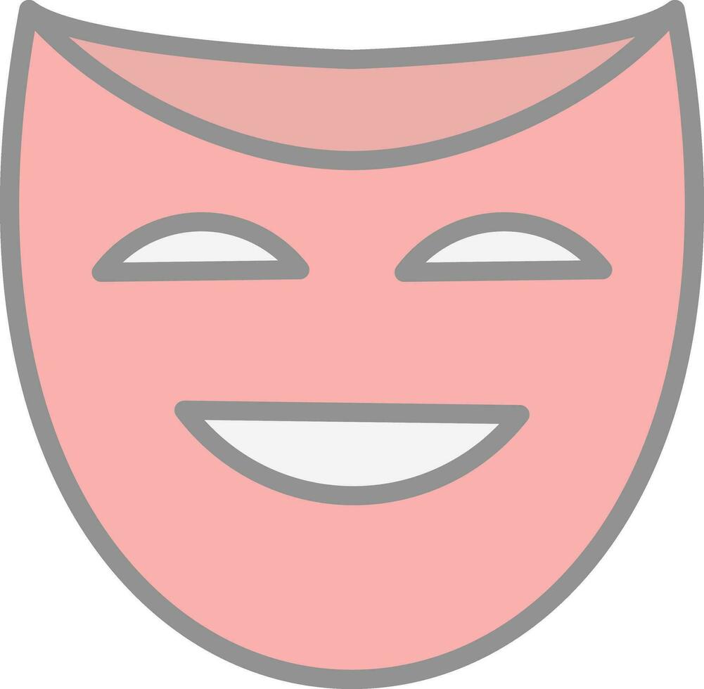 Theater masks Vector Icon Design