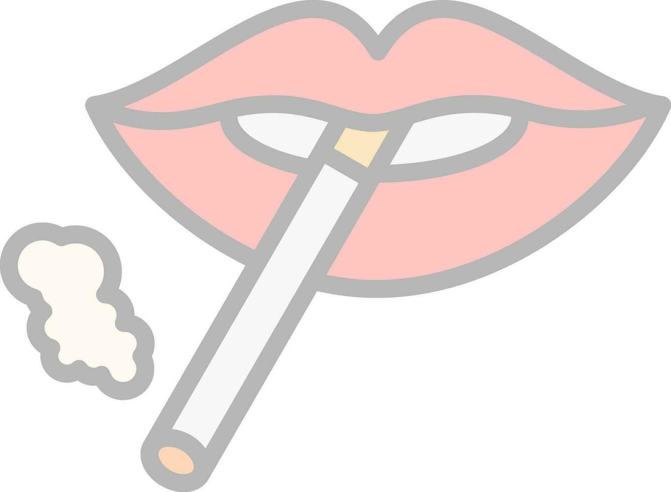 diseño de icono de vector de labios