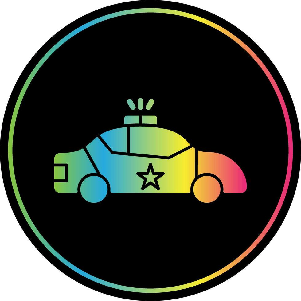Police car Vector Icon Design