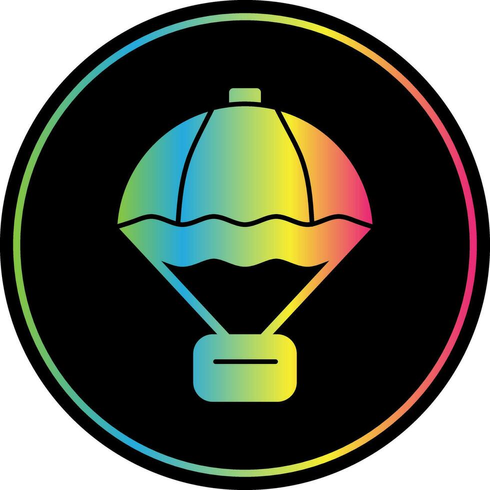 Parachute Vector Icon Design