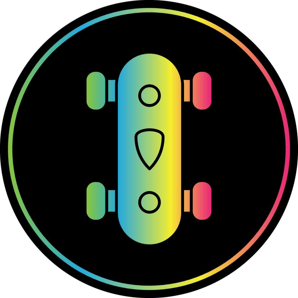 Longboard Vector Icon Design