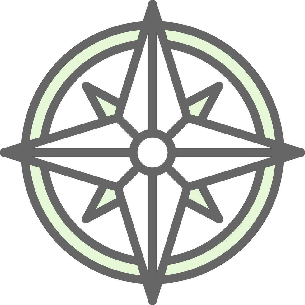 Wind rose Vector Icon Design