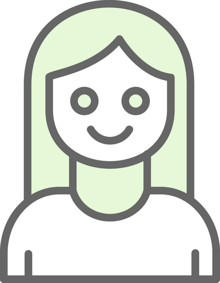 Girl Vector Icon Design