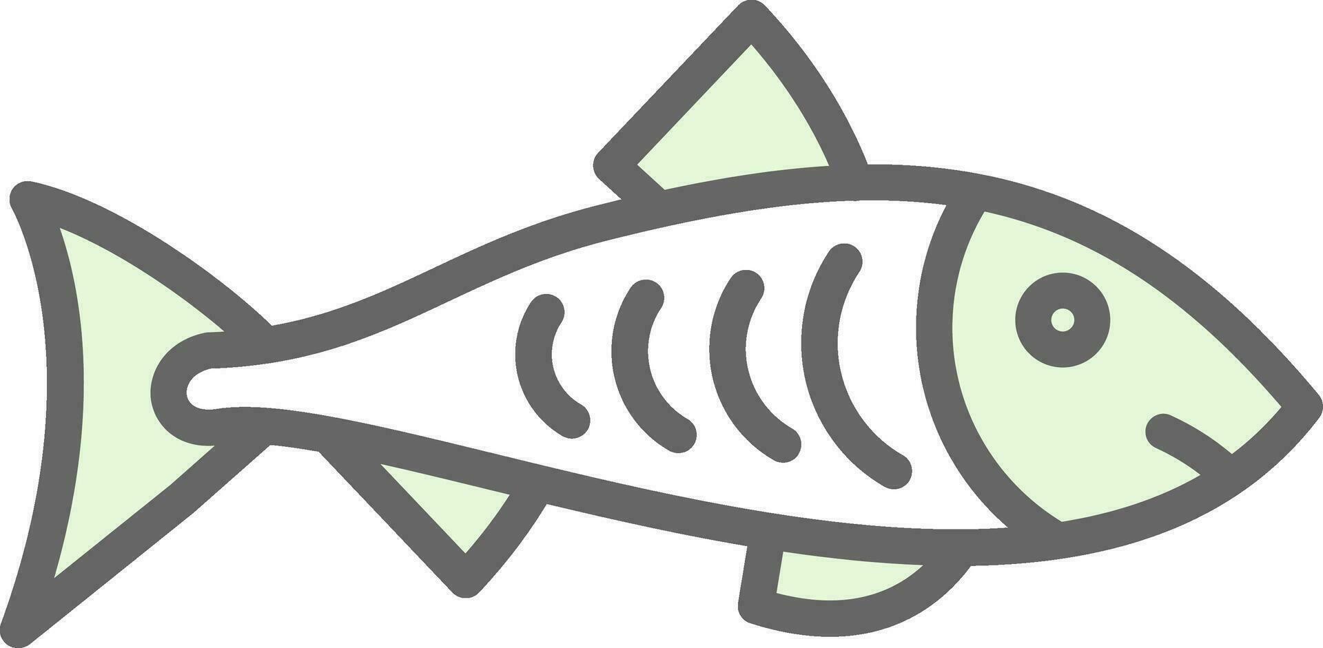 Salmon Vector Icon Design