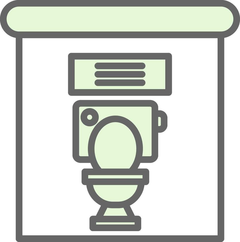 Restroom Vector Icon Design