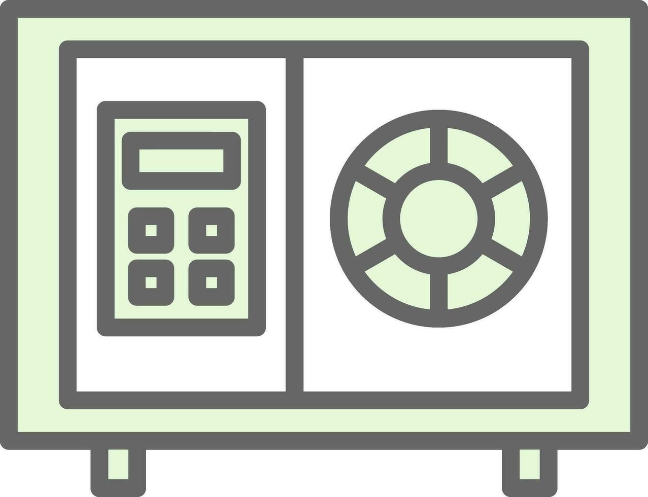 Safe box Vector Icon Design