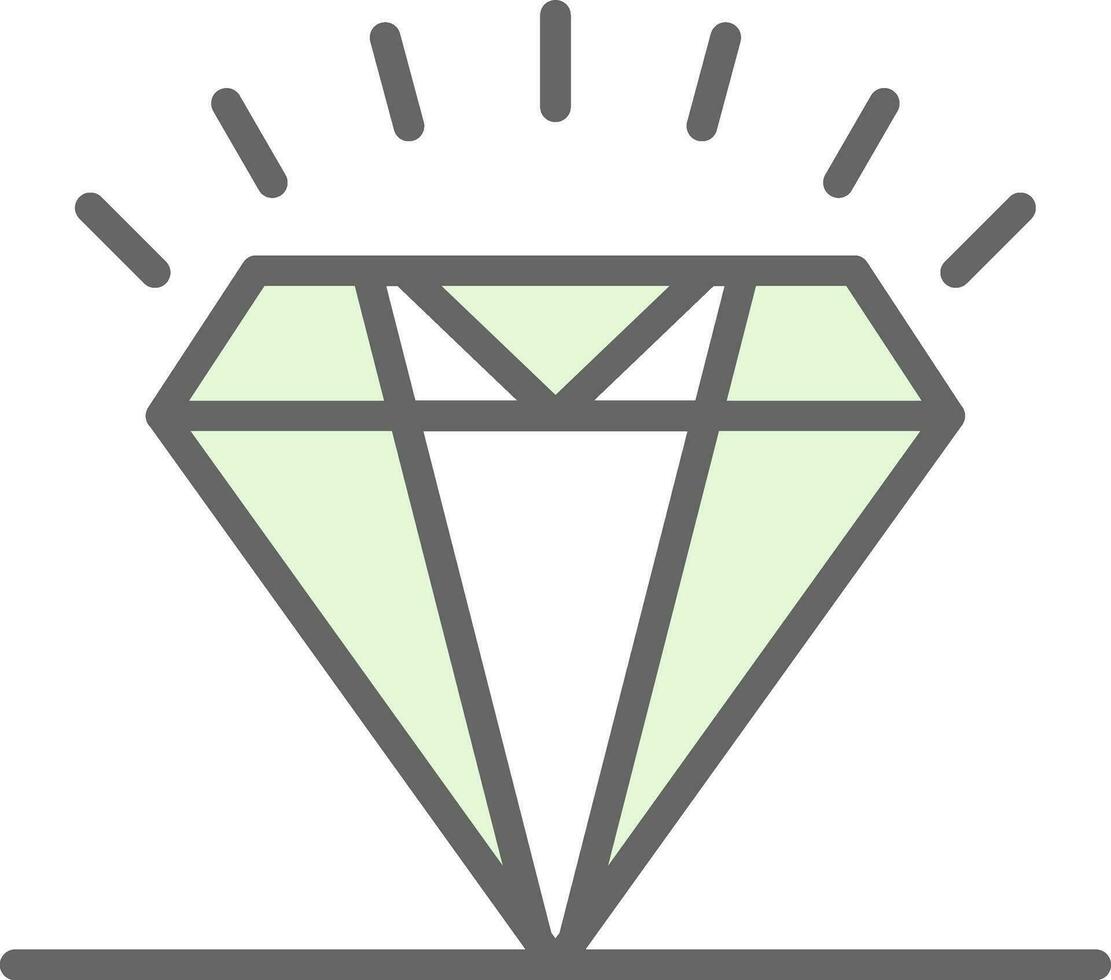 Diamond Vector Icon Design