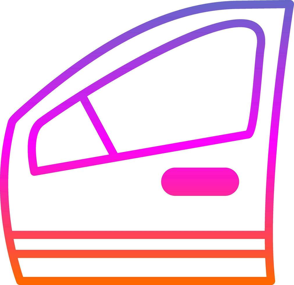 diseño de icono de vector de puerta de coche