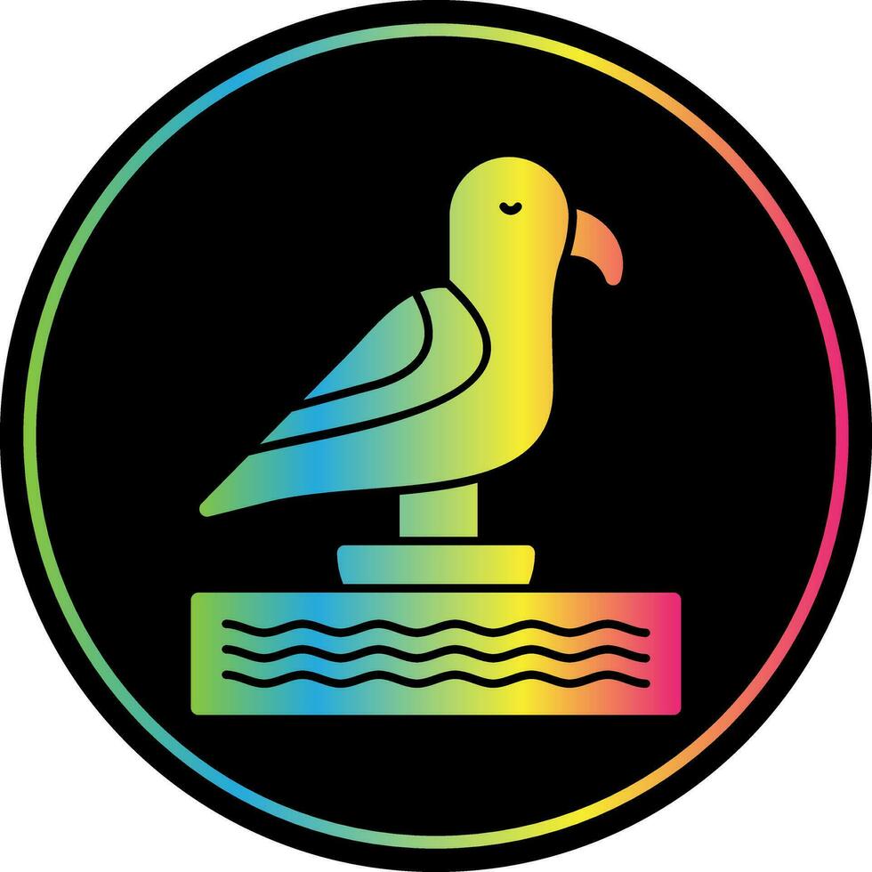 diseño de icono de vector de gaviota