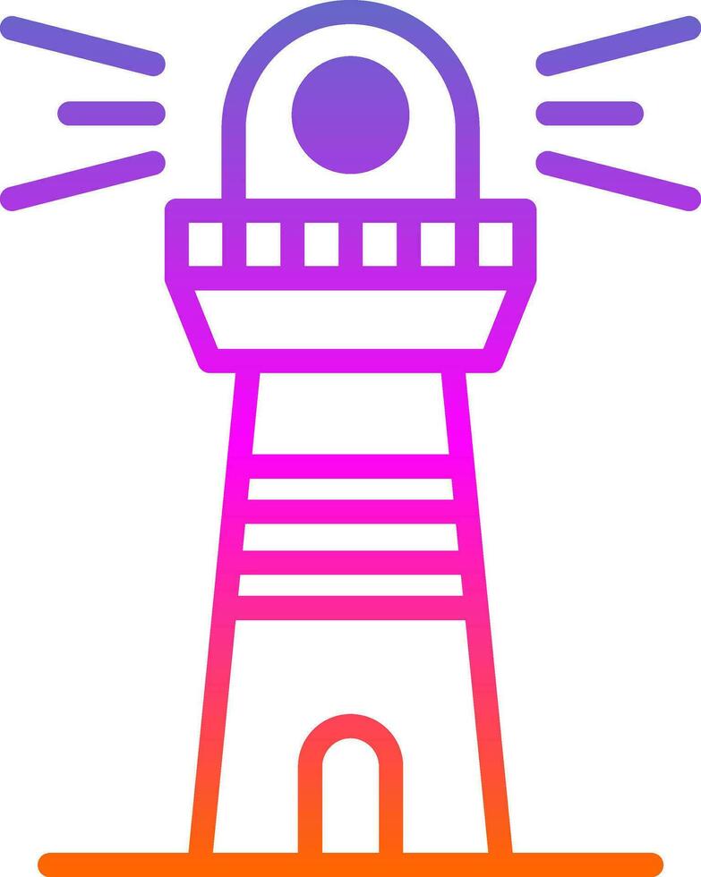 Lighthouse Vector Icon Design