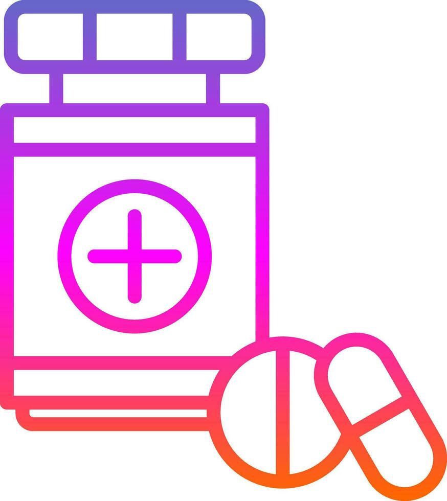 medicamentos vector icono diseño